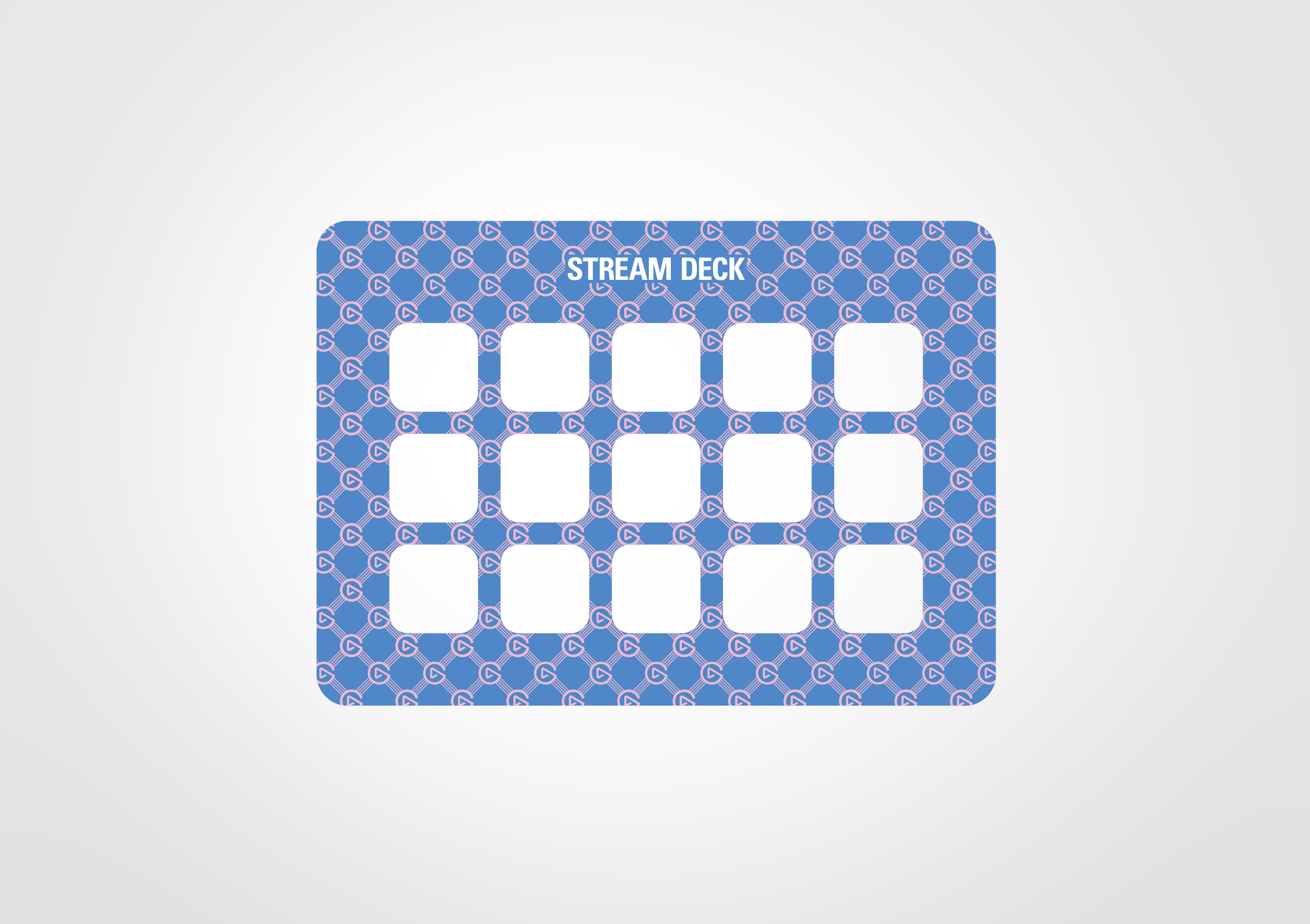 Stream Deck Blue Anniversary Faceplate | Elgato